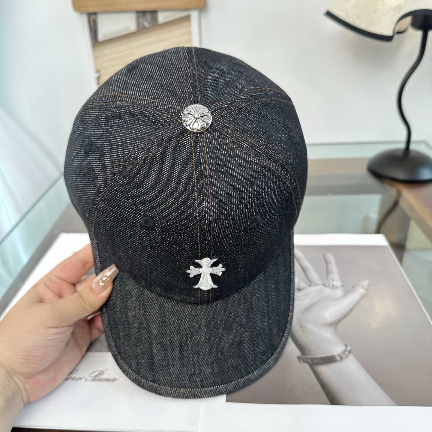 Chrome hearts 克罗心 新款十字架 高品质棒球帽，高端定制版！网红时尚博主同款！墙裂推荐！质