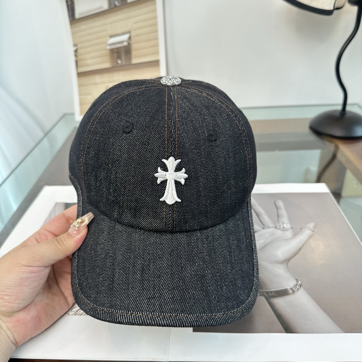 Chrome hearts 克罗心 新款十字架 高品质棒球帽，高端定制版！网红时尚博主同款！墙裂推荐！质