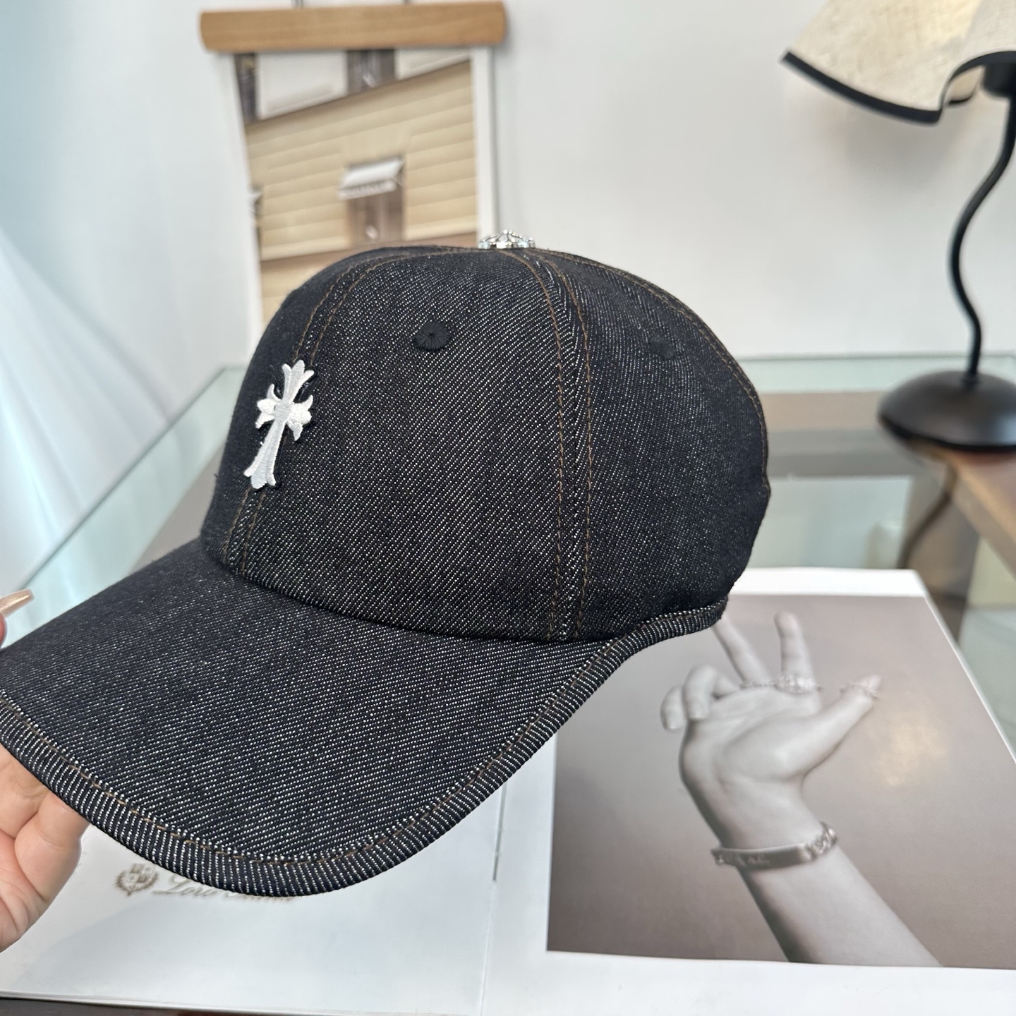Chrome hearts 克罗心 新款十字架 高品质棒球帽，高端定制版！网红时尚博主同款！墙裂推荐！质