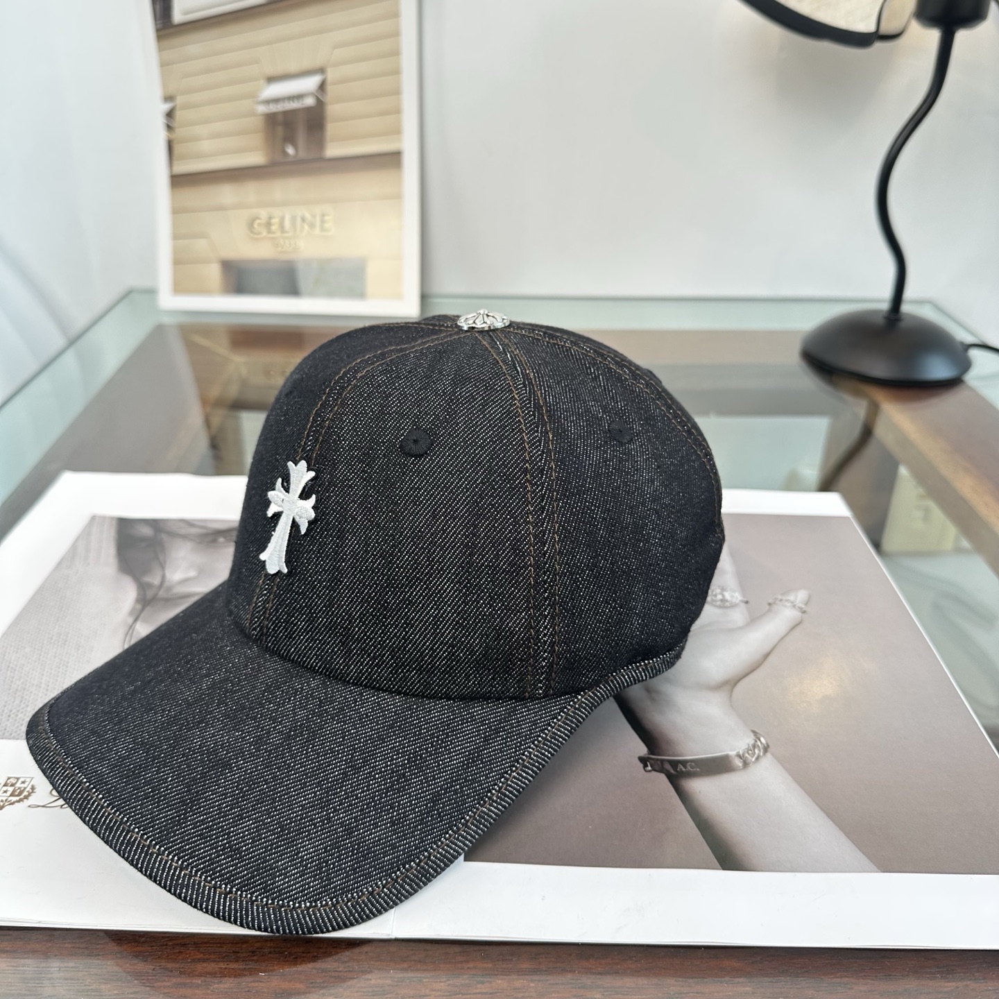 Chrome hearts 克罗心 新款十字架 高品质棒球帽，高端定制版！网红时尚博主同款！墙裂推荐！质