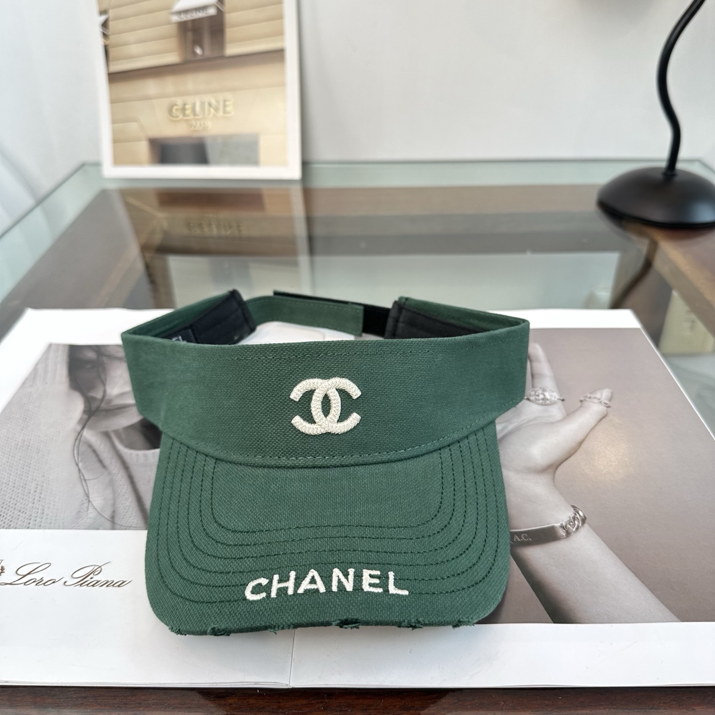 香奈儿CHANEL防晒空顶帽子女夏季时尚大帽檐遮阳帽防紫外线女