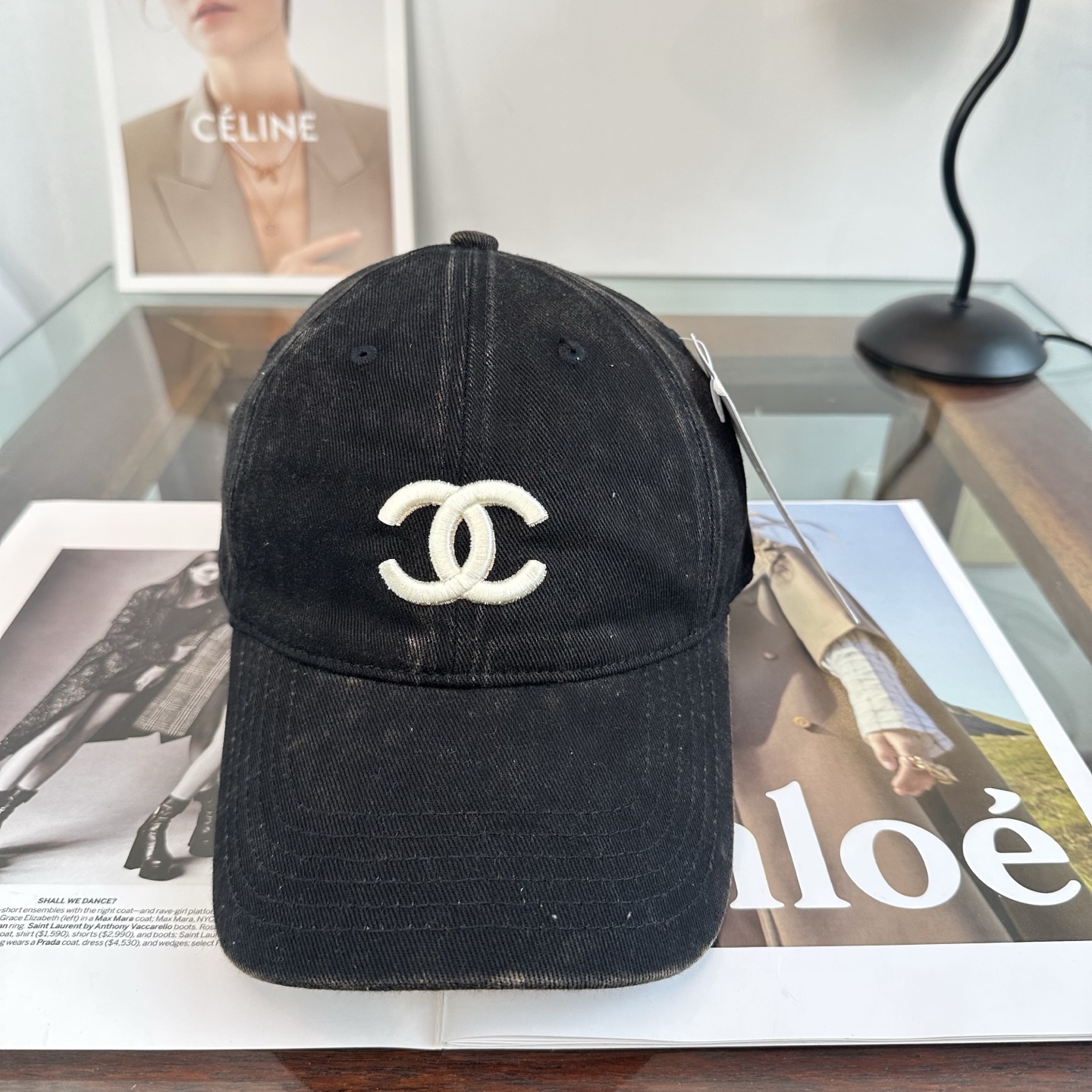 CHANEL香奈儿 新款棒球帽帽子的版型很好，不管怎么搭配都好看，春夏look配饰😎