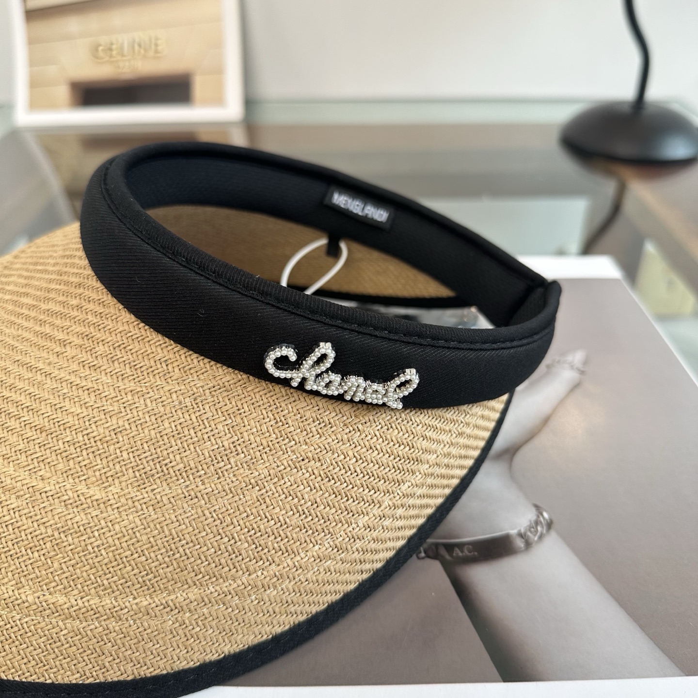 香奈儿CHANEL防晒空顶帽子女夏季时尚大帽檐遮阳帽防紫外线女