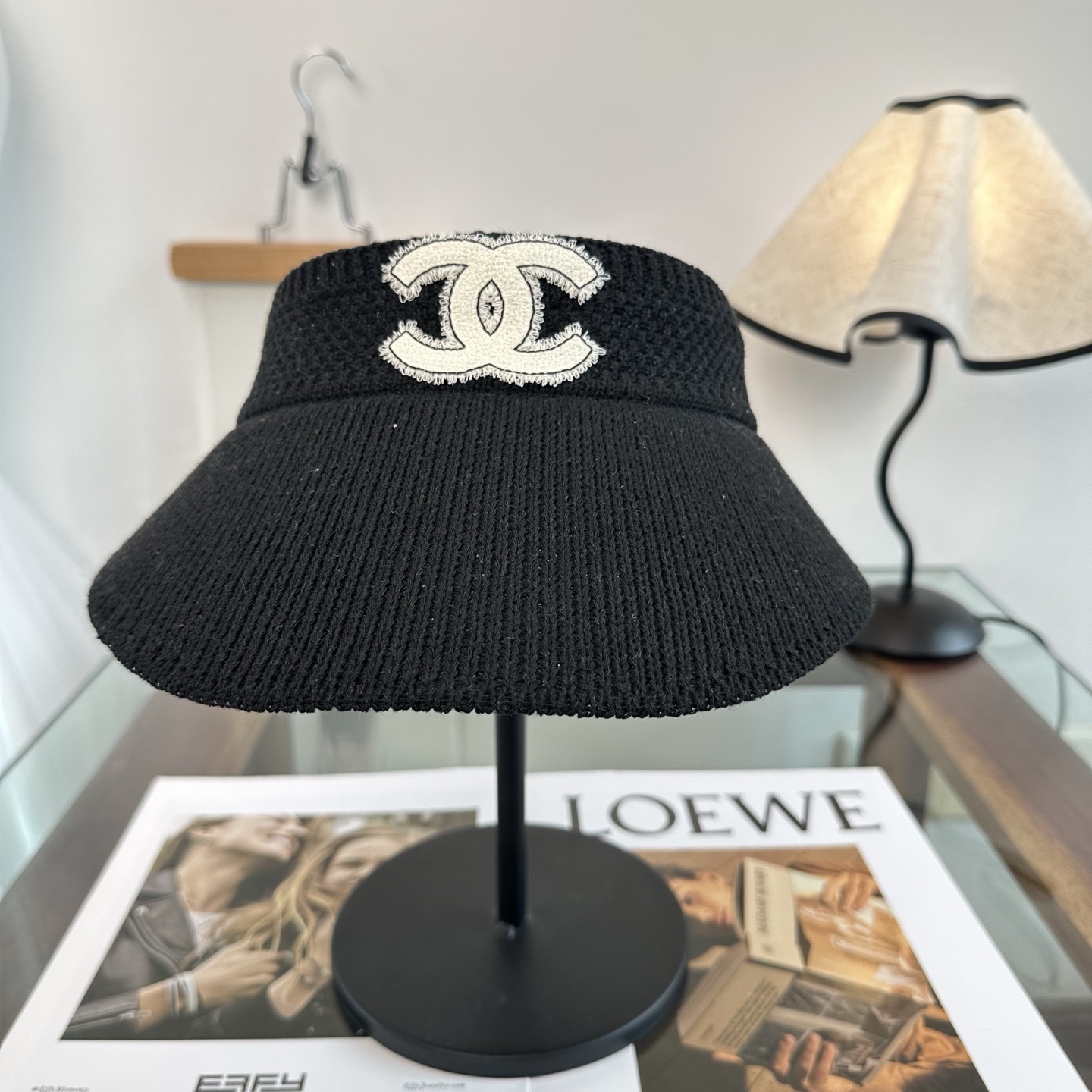 Chanel 香奈儿CHANEL防晒空顶帽子女夏季 大帽