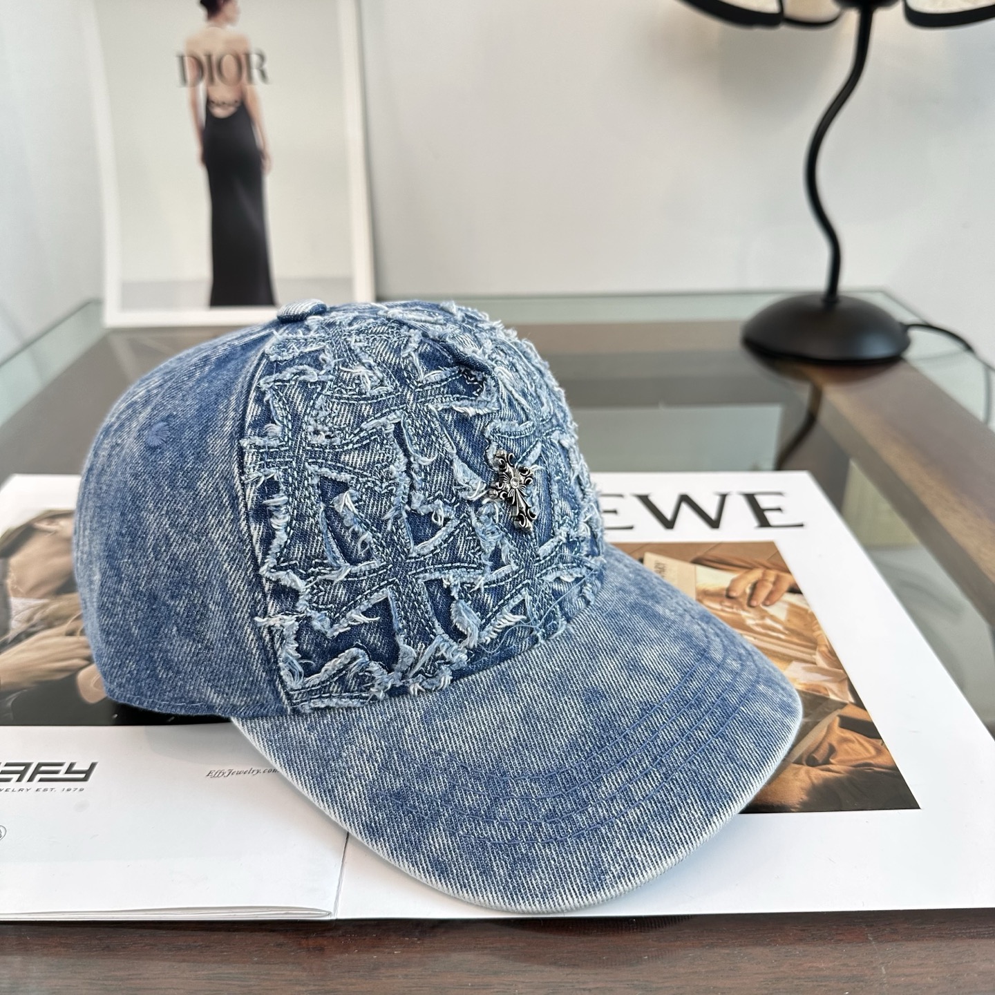 Chrome hearts 克罗心 新款十字架 高品质棒球帽，高端定制版！网红时尚博主同款！墙裂推荐！质
