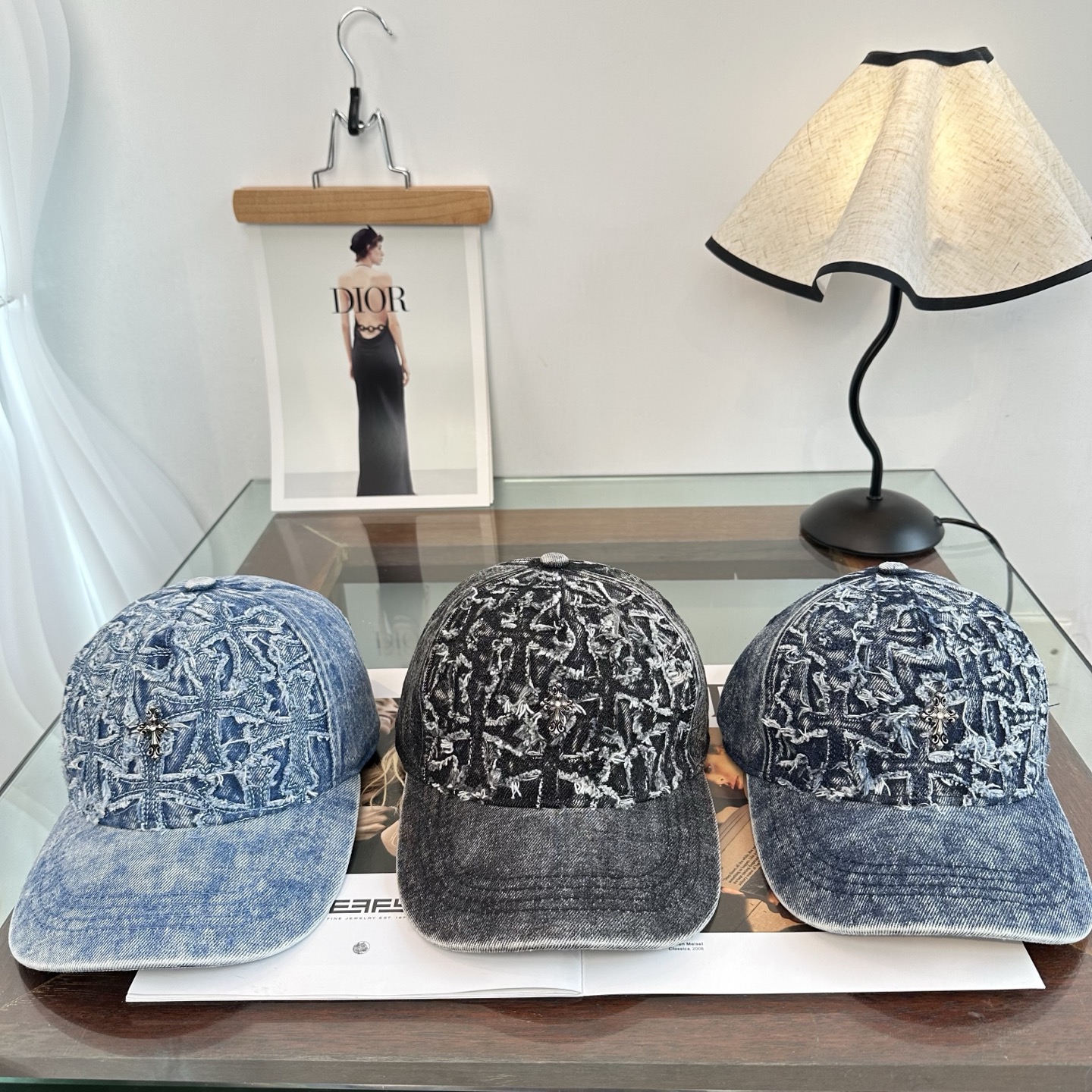 Chrome hearts 克罗心 新款十字架 高品质棒球帽，高端定制版！网红时尚博主同款！墙裂推荐！质