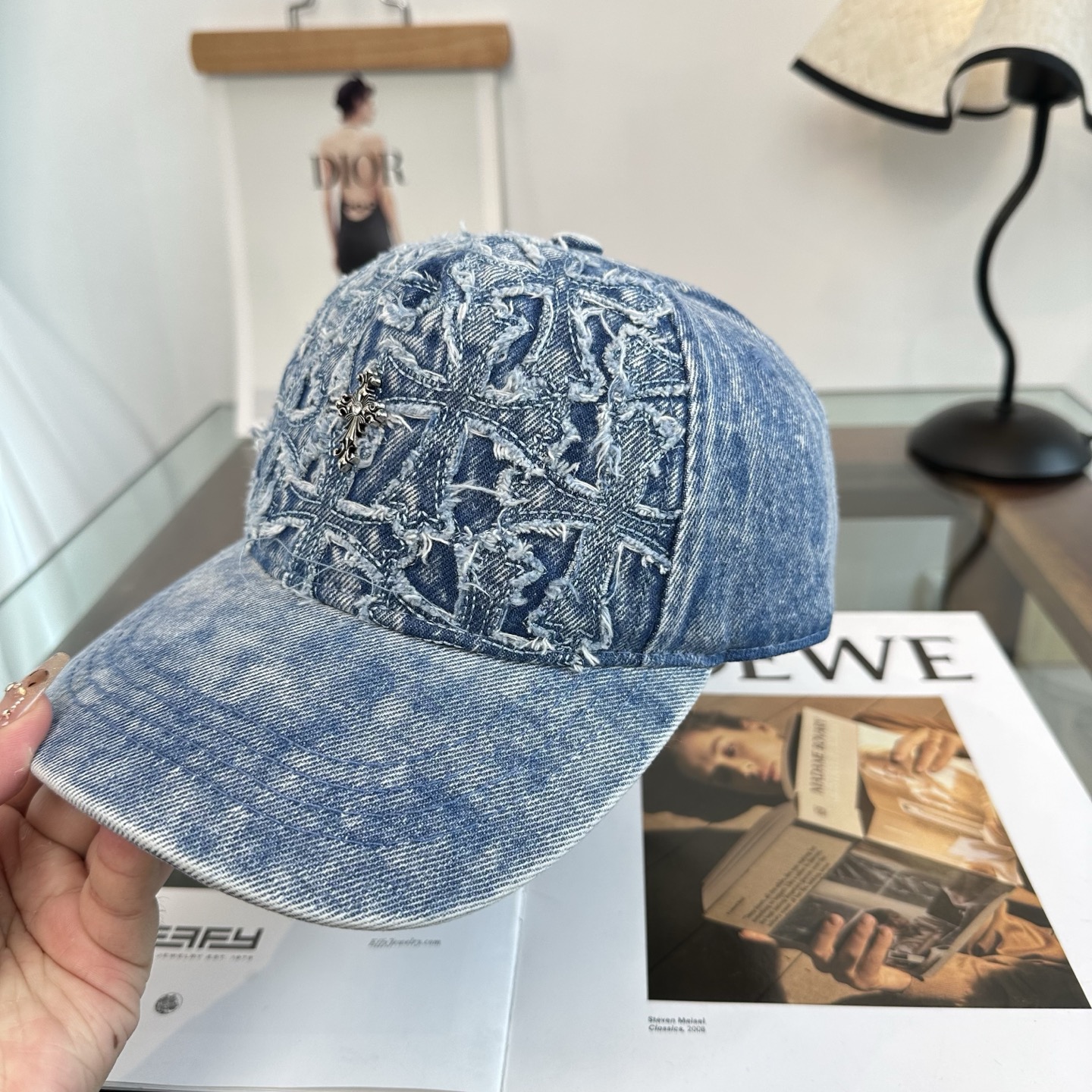 Chrome hearts 克罗心 新款十字架 高品质棒球帽，高端定制版！网红时尚博主同款！墙裂推荐！质