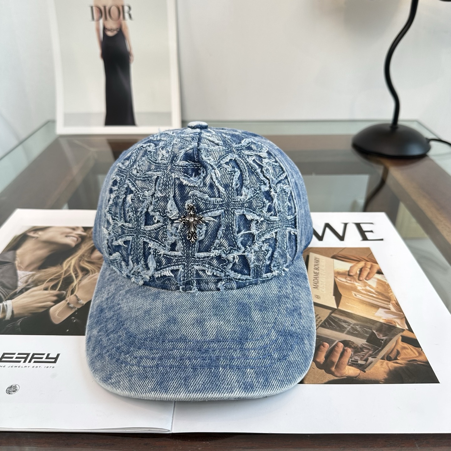 Chrome hearts 克罗心 新款十字架 高品质棒球帽，高端定制版！网红时尚博主同款！墙裂推荐！质