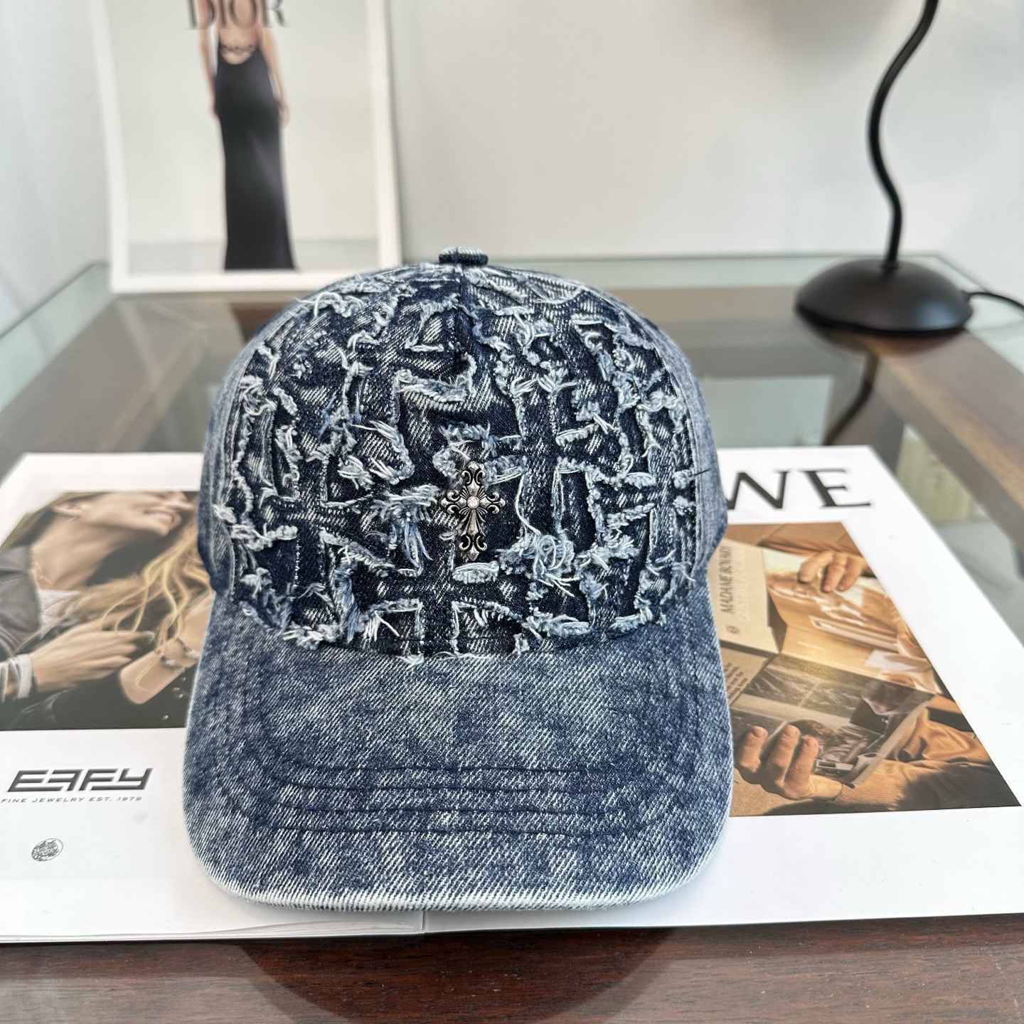 Chrome hearts 克罗心 新款十字架 高品质棒球帽，高端定制版！网红时尚博主同款！墙裂推荐！质
