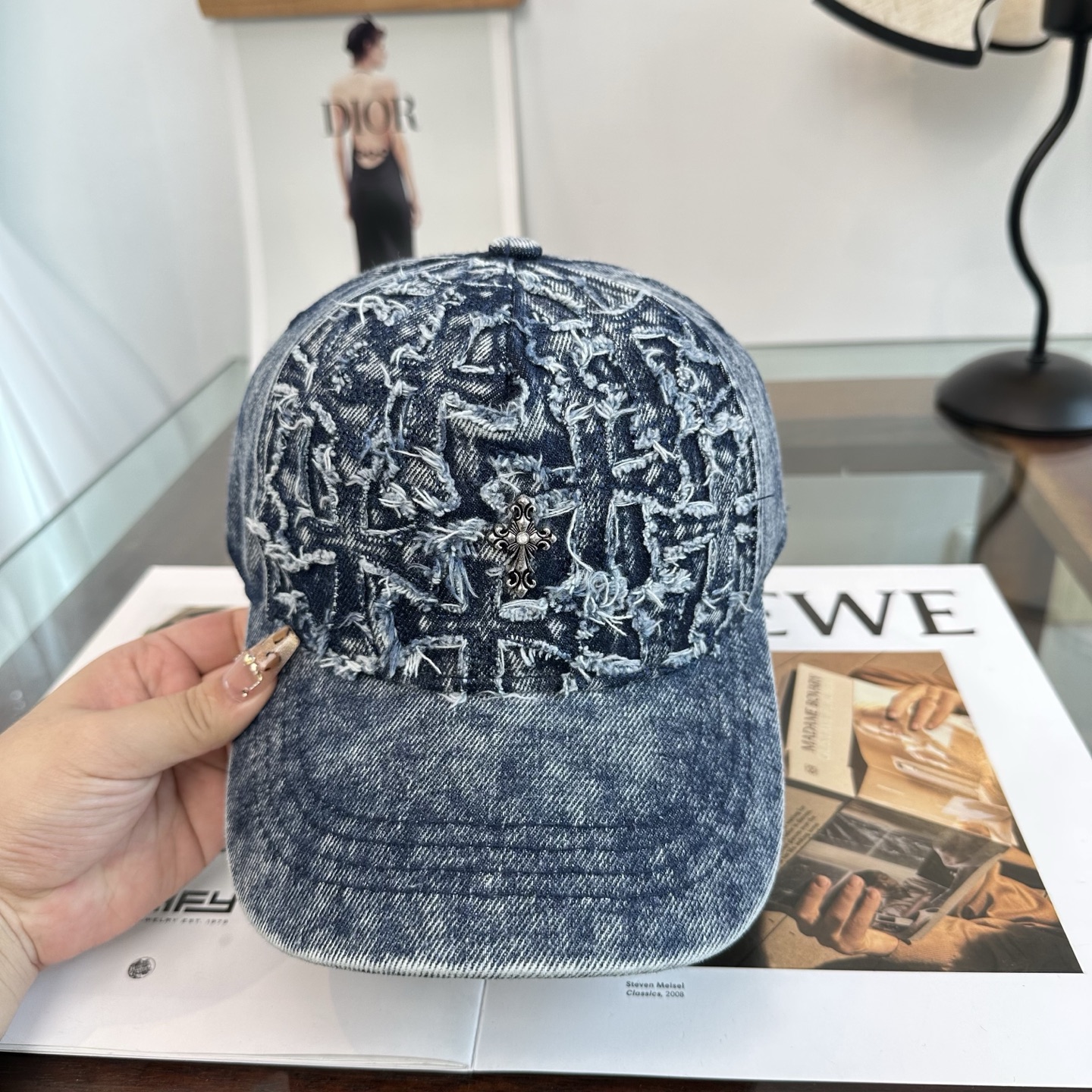 Chrome hearts 克罗心 新款十字架 高品质棒球帽，高端定制版！网红时尚博主同款！墙裂推荐！质