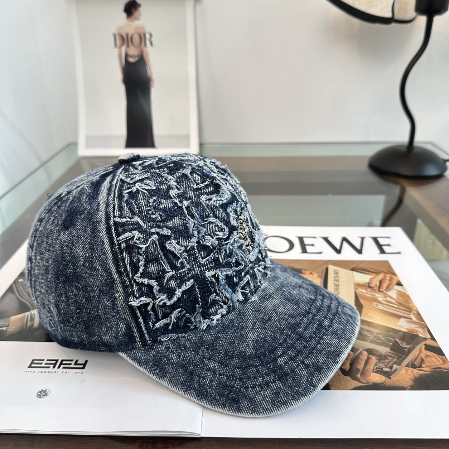 Chrome hearts 克罗心 新款十字架 高品质棒球帽，高端定制版！网红时尚博主同款！墙裂推荐！质
