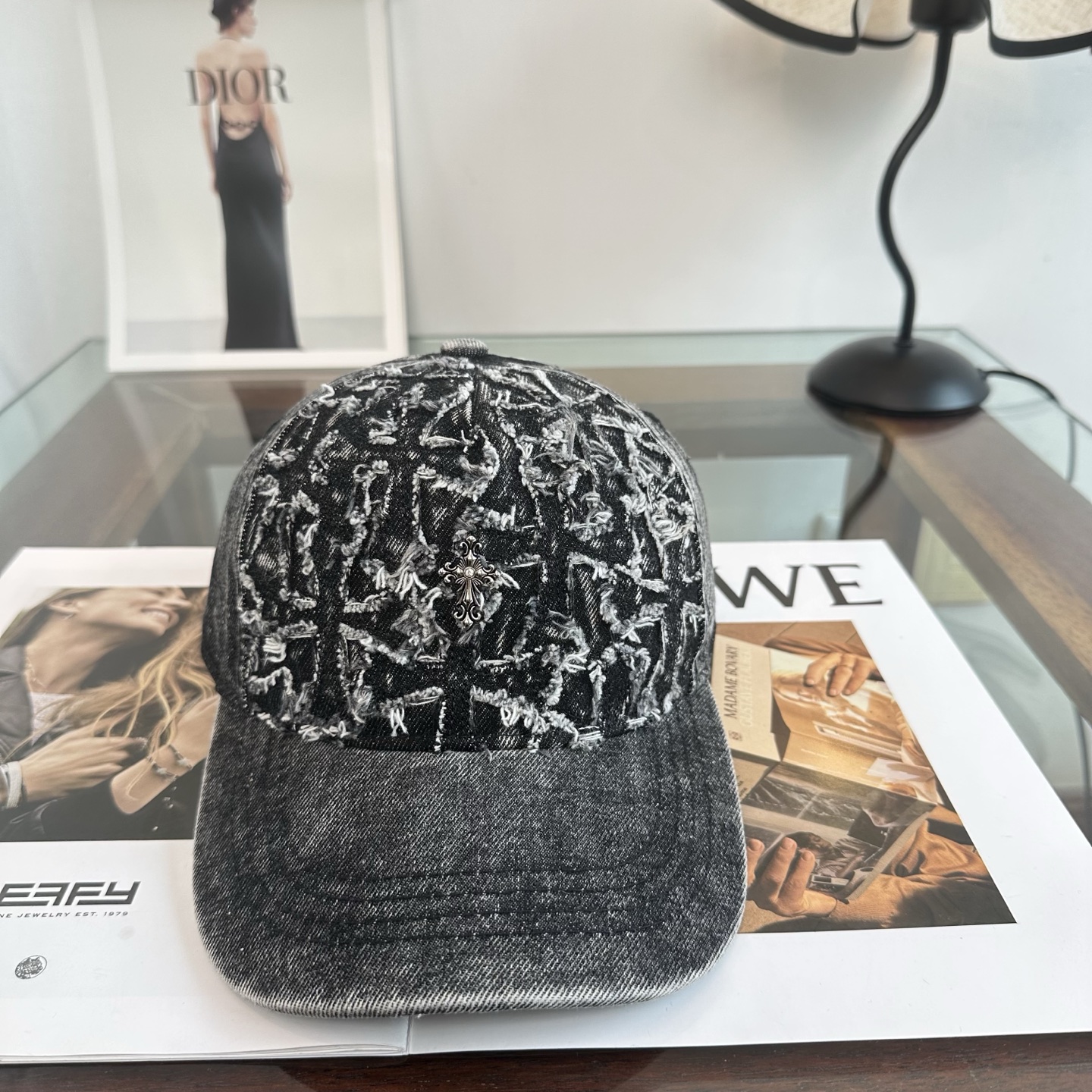 Chrome hearts 克罗心 新款十字架 高品质棒球帽，高端定制版！网红时尚博主同款！墙裂推荐！质