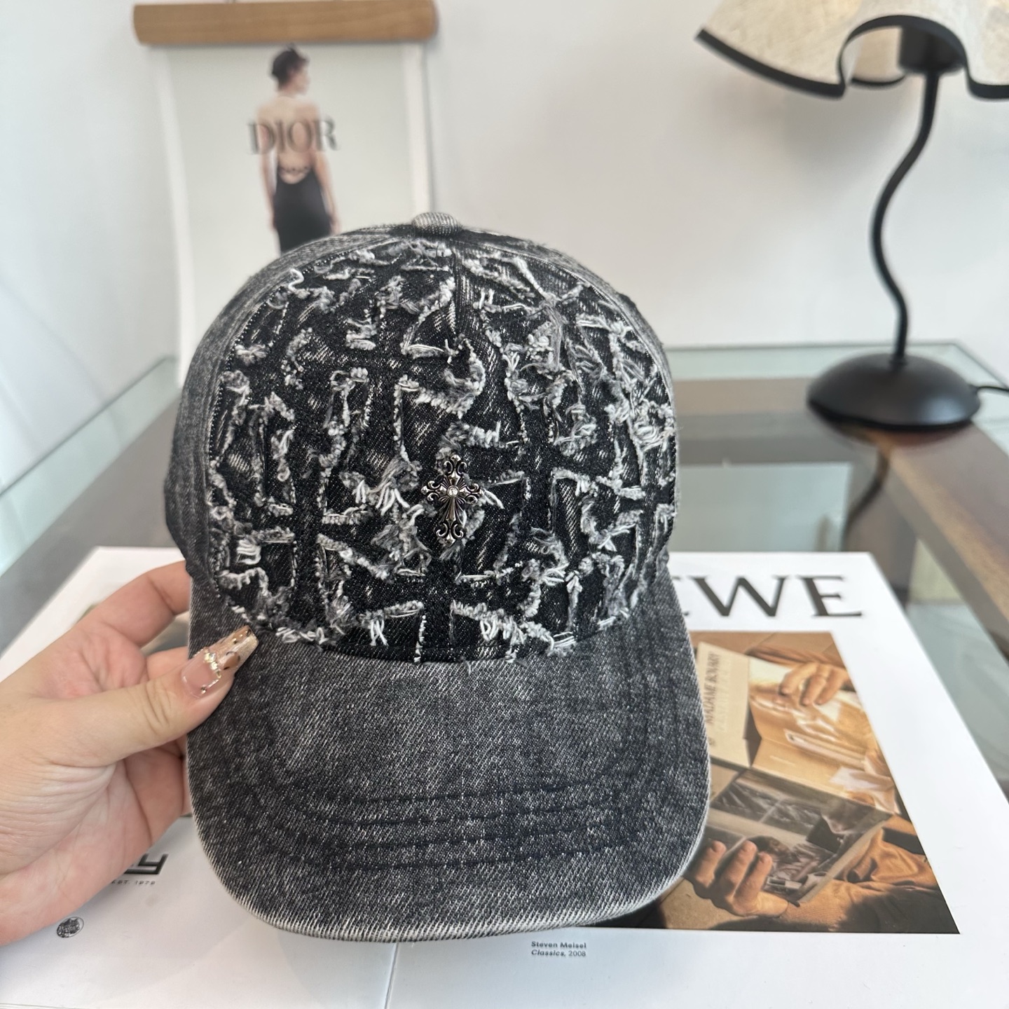 Chrome hearts 克罗心 新款十字架 高品质棒球帽，高端定制版！网红时尚博主同款！墙裂推荐！质