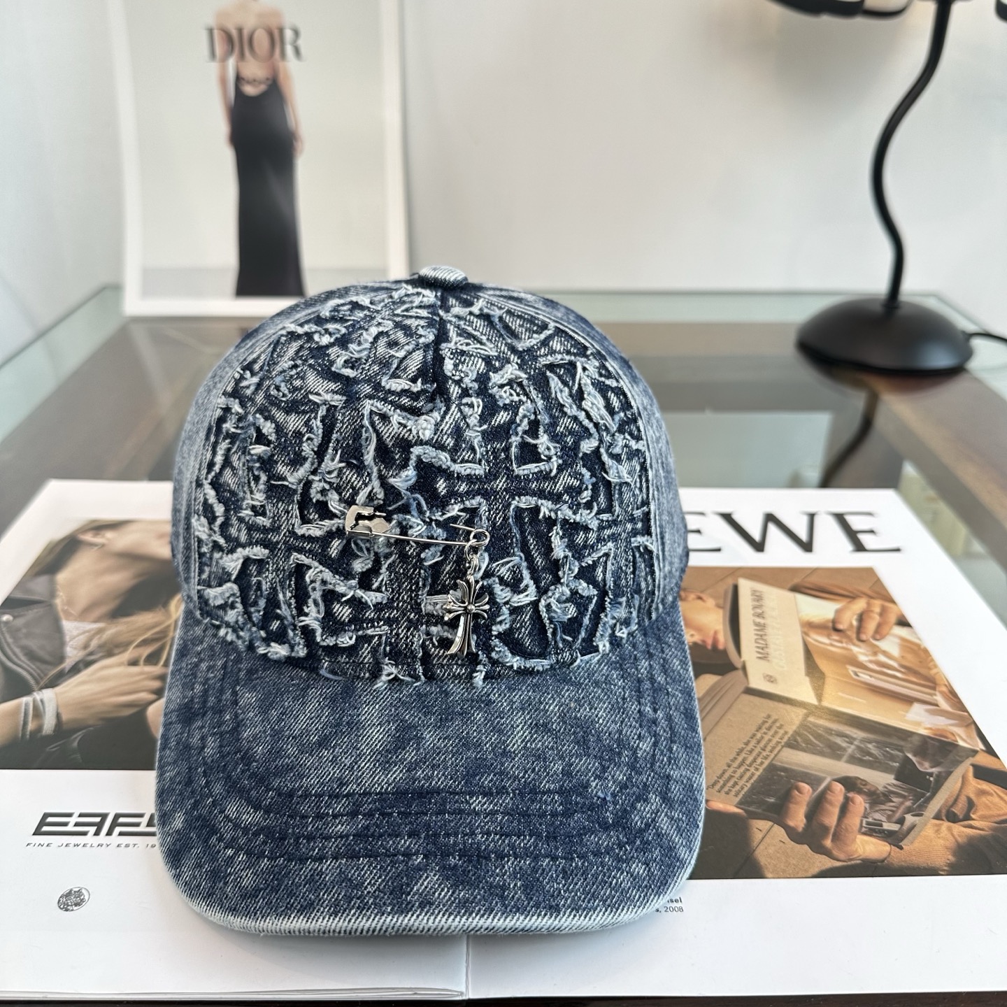 Chrome hearts 克罗心 新款十字架 高品质棒球帽，高端定制版！网红时尚博主同款！墙裂推荐！质