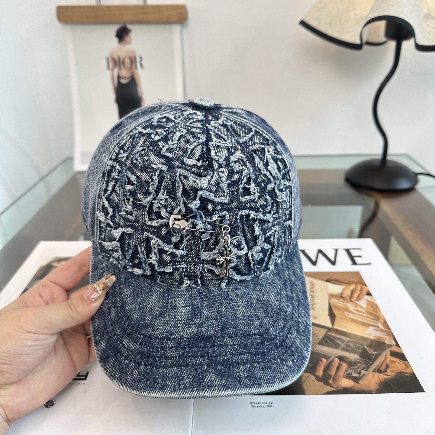 Chrome hearts 克罗心 新款十字架 高品质棒球帽，高端定制版！网红时尚博主同款！墙裂推荐！质
