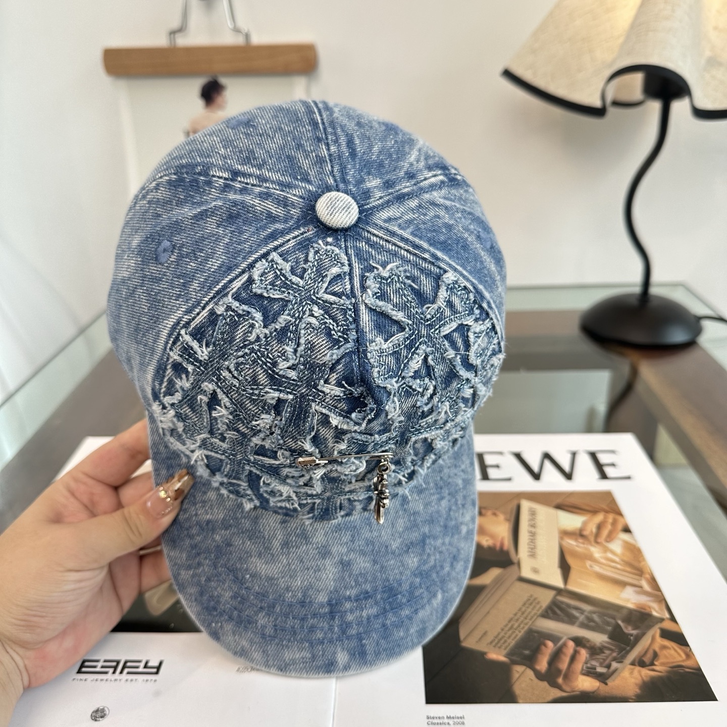Chrome hearts 克罗心 新款十字架 高品质棒球帽，高端定制版！网红时尚博主同款！墙裂推荐！质