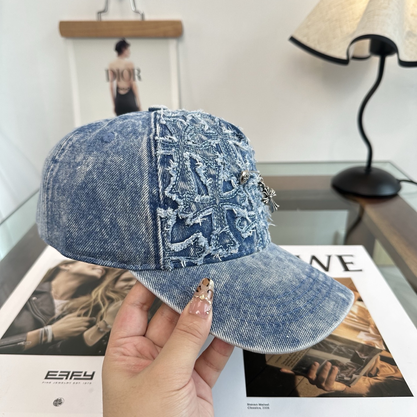 Chrome hearts 克罗心 新款十字架 高品质棒球帽，高端定制版！网红时尚博主同款！墙裂推荐！质