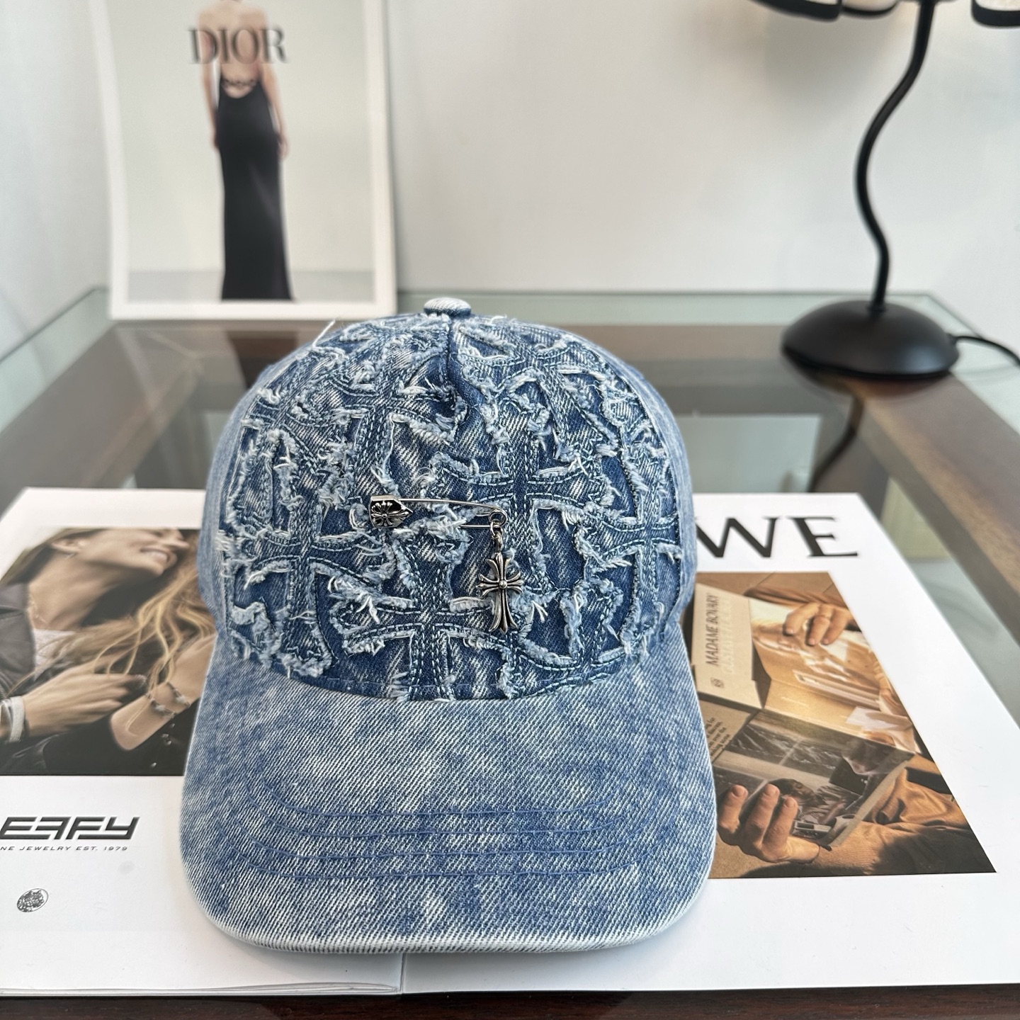Chrome hearts 克罗心 新款十字架 高品质棒球帽，高端定制版！网红时尚博主同款！墙裂推荐！质