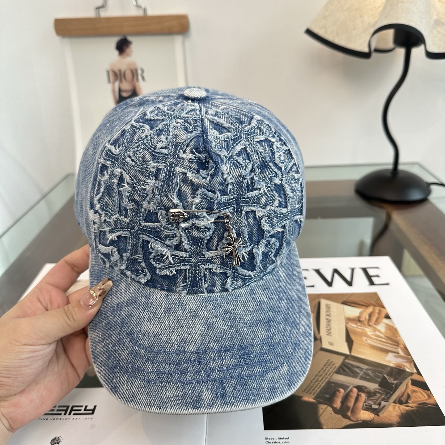 Chrome hearts 克罗心 新款十字架 高品质棒球帽，高端定制版！网红时尚博主同款！墙裂推荐！质