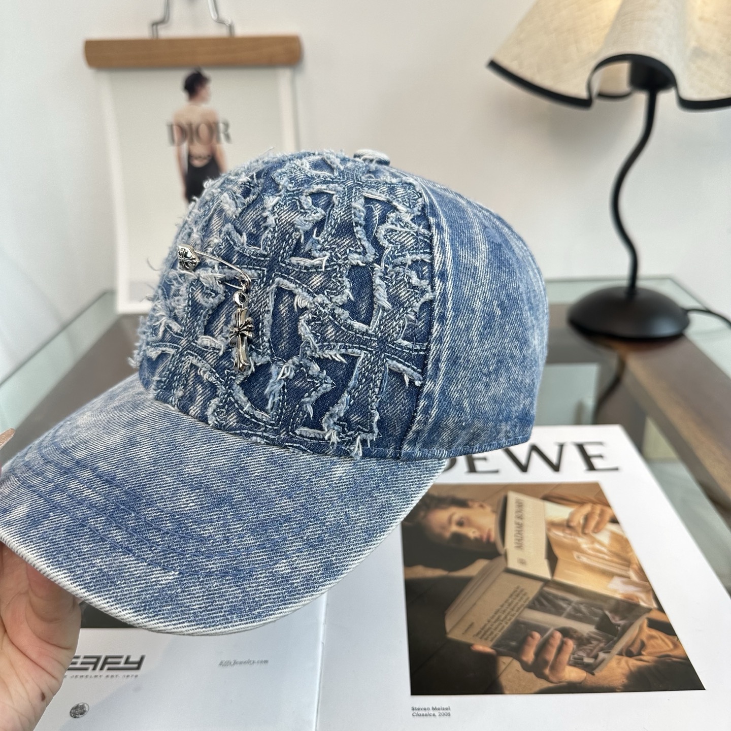 Chrome hearts 克罗心 新款十字架 高品质棒球帽，高端定制版！网红时尚博主同款！墙裂推荐！质