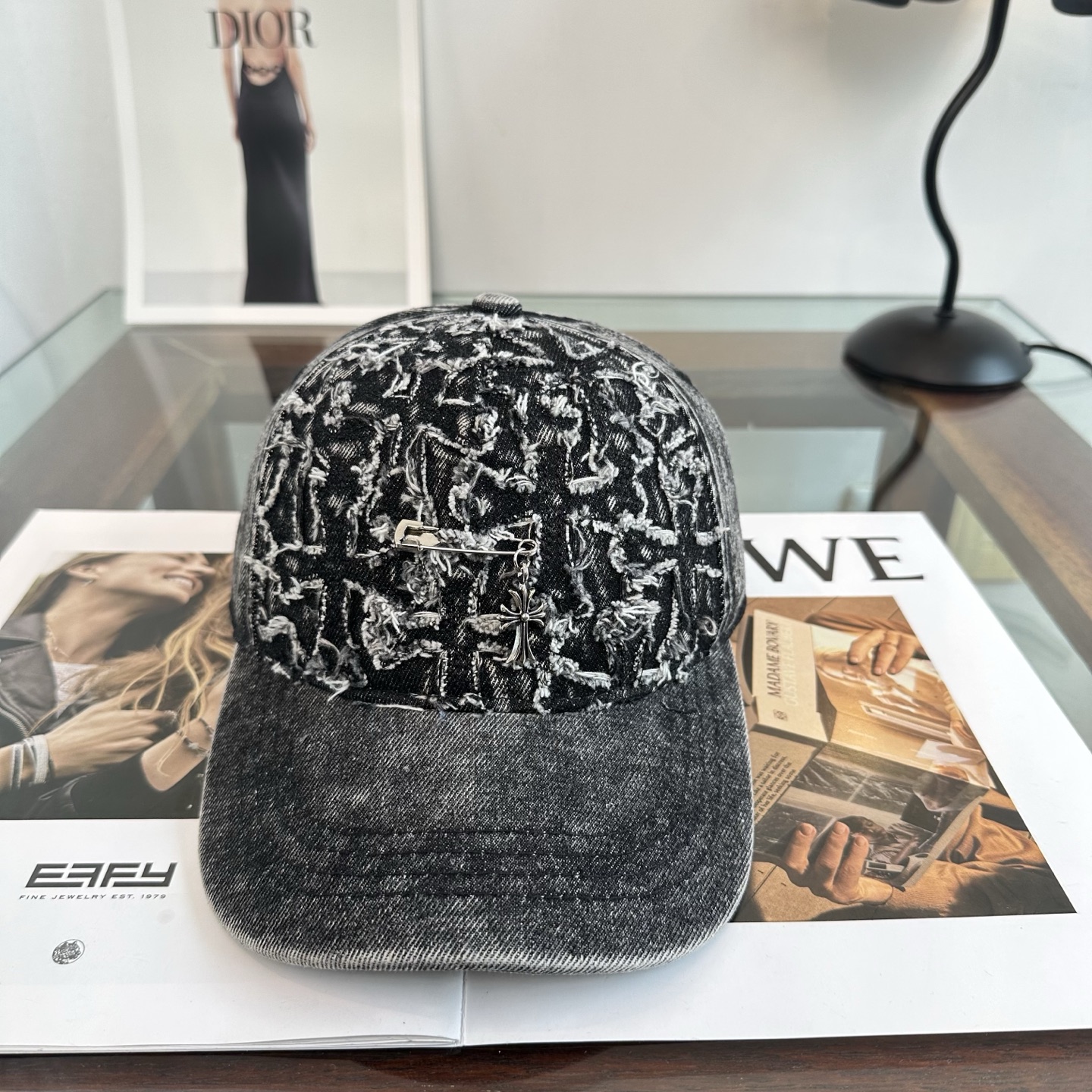 Chrome hearts 克罗心 新款十字架 高品质棒球帽，高端定制版！网红时尚博主同款！墙裂推荐！质