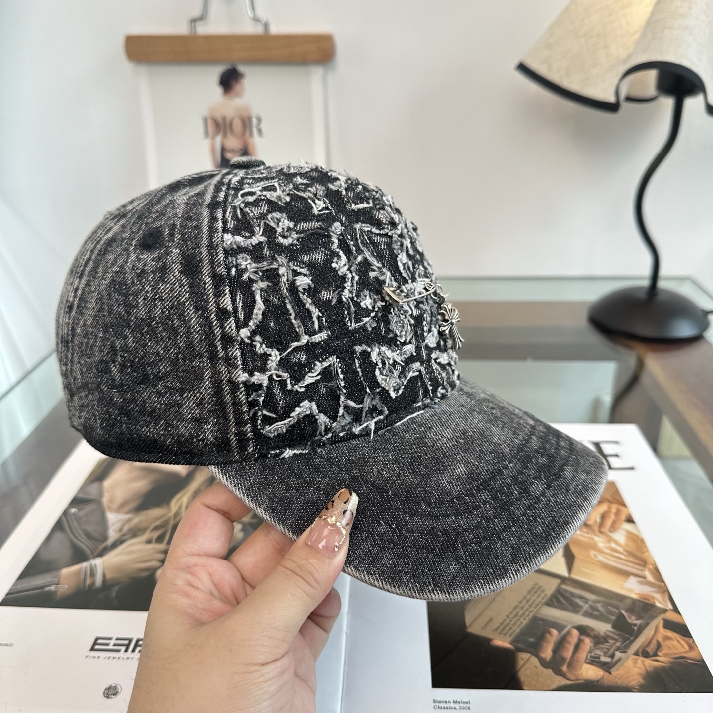 Chrome hearts 克罗心 新款十字架 高品质棒球帽，高端定制版！网红时尚博主同款！墙裂推荐！质