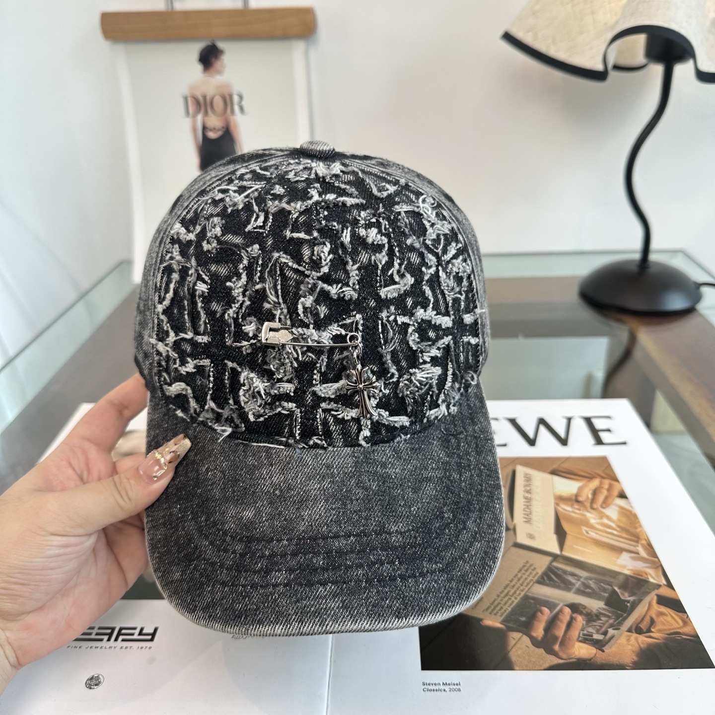 Chrome hearts 克罗心 新款十字架 高品质棒球帽，高端定制版！网红时尚博主同款！墙裂推荐！质
