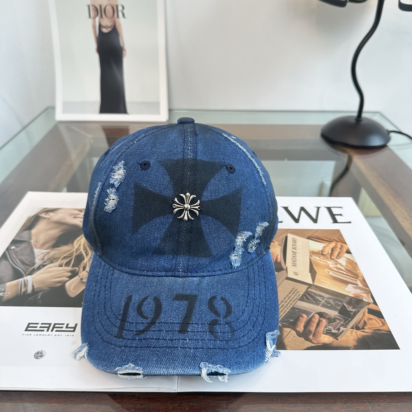 Chrome hearts 克罗心 新款十字架 高品质棒球帽，高端定制版！网红时尚博主同款！墙裂推荐！质