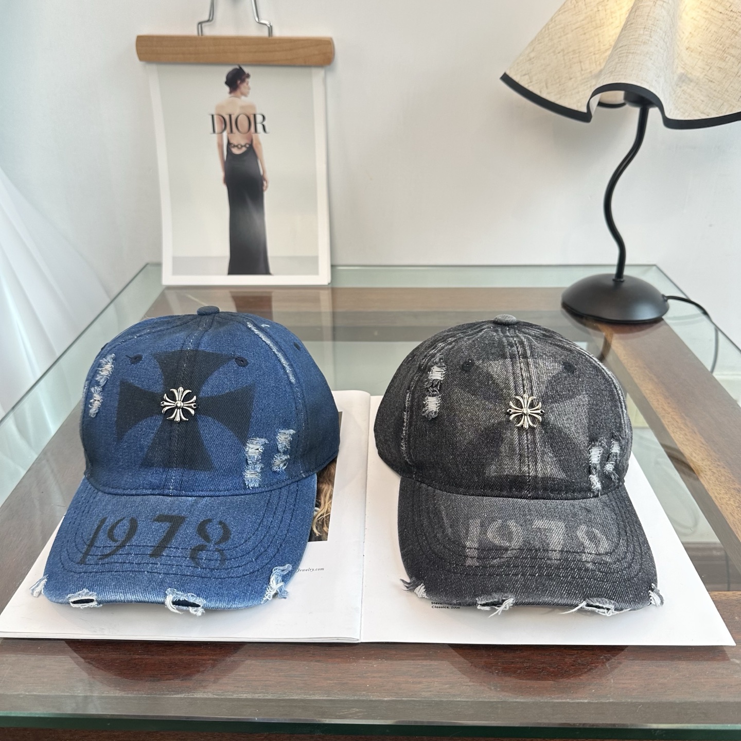 Chrome hearts 克罗心 新款十字架 高品质棒球帽，高端定制版！网红时尚博主同款！墙裂推荐！质