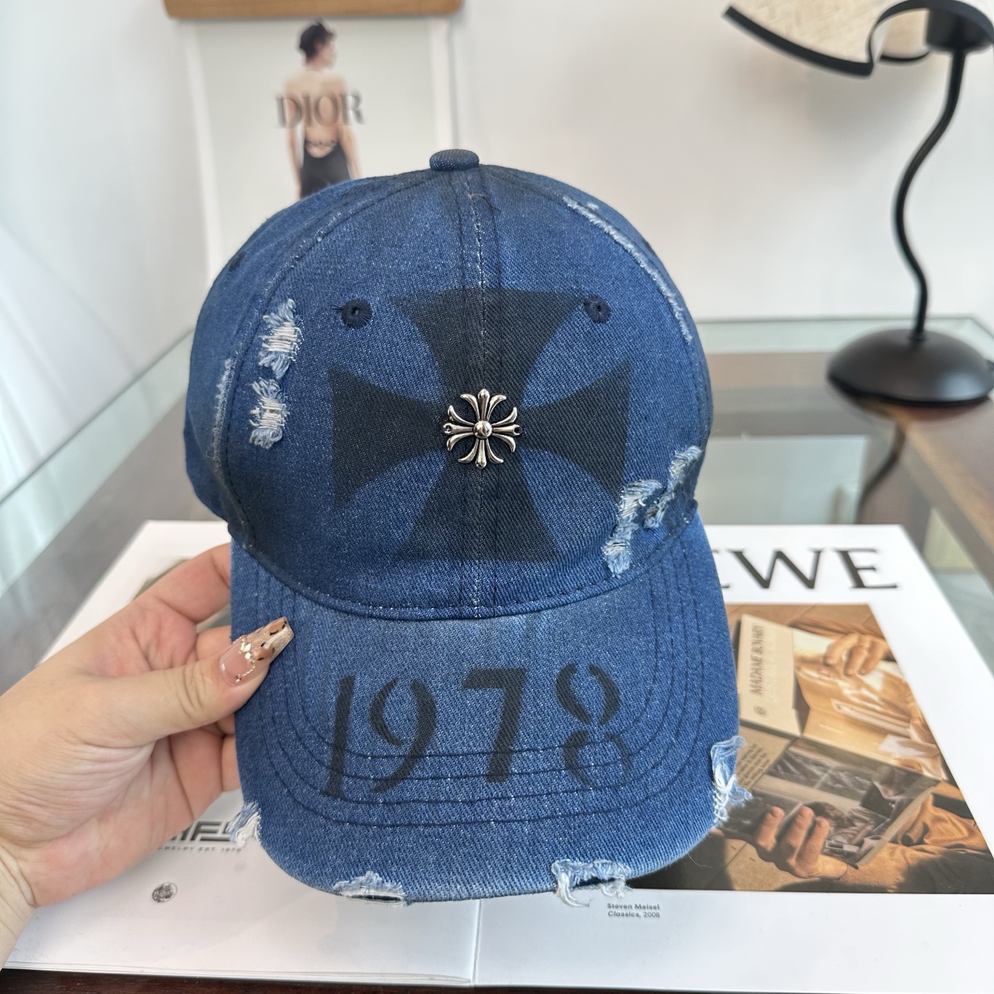 Chrome hearts 克罗心 新款十字架 高品质棒球帽，高端定制版！网红时尚博主同款！墙裂推荐！质