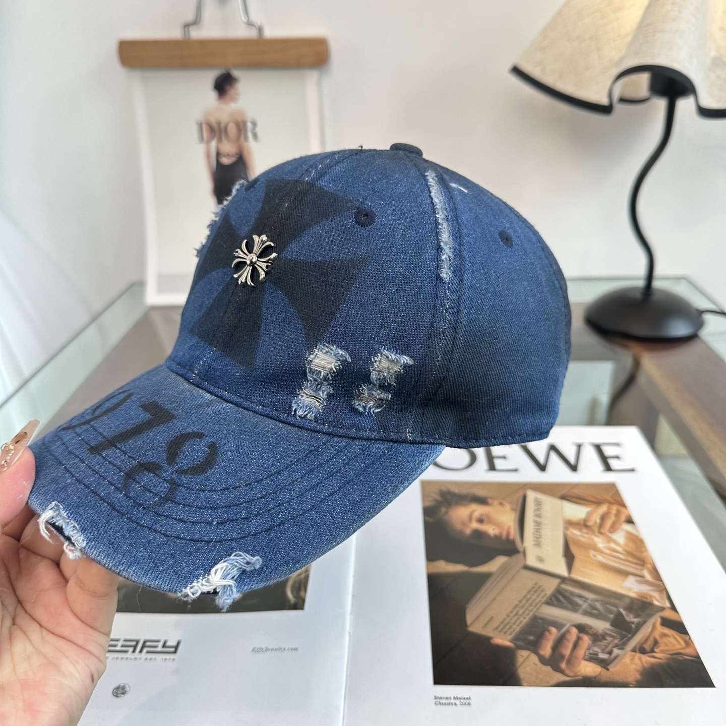 Chrome hearts 克罗心 新款十字架 高品质棒球帽，高端定制版！网红时尚博主同款！墙裂推荐！质