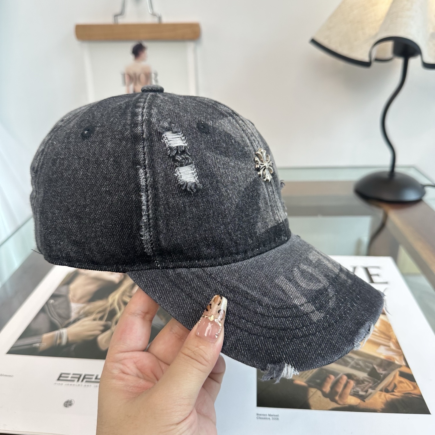 Chrome hearts 克罗心 新款十字架 高品质棒球帽，高端定制版！网红时尚博主同款！墙裂推荐！质