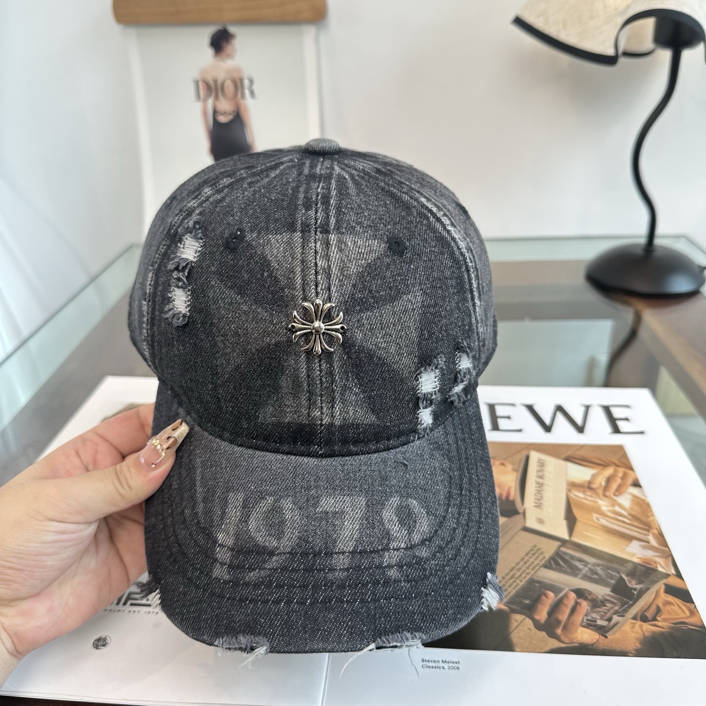 Chrome hearts 克罗心 新款十字架 高品质棒球帽，高端定制版！网红时尚博主同款！墙裂推荐！质
