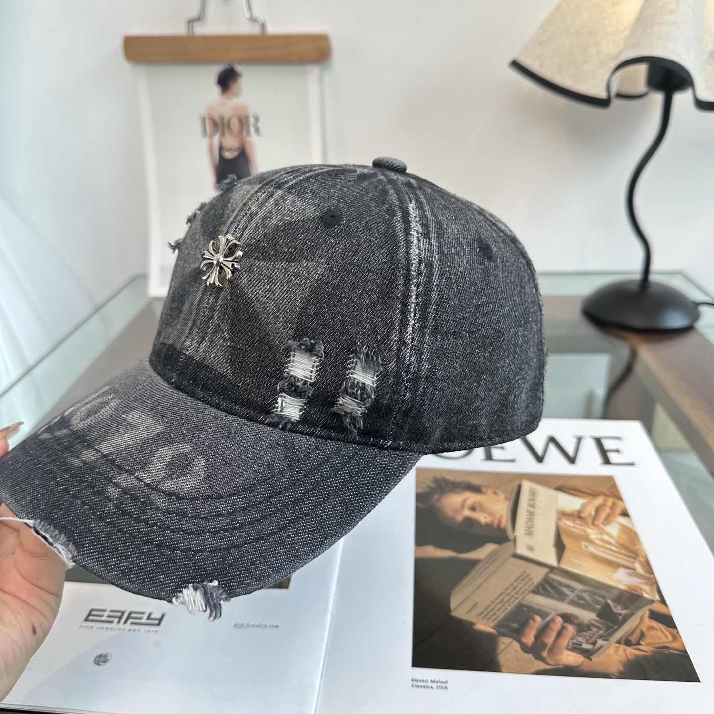Chrome hearts 克罗心 新款十字架 高品质棒球帽，高端定制版！网红时尚博主同款！墙裂推荐！质