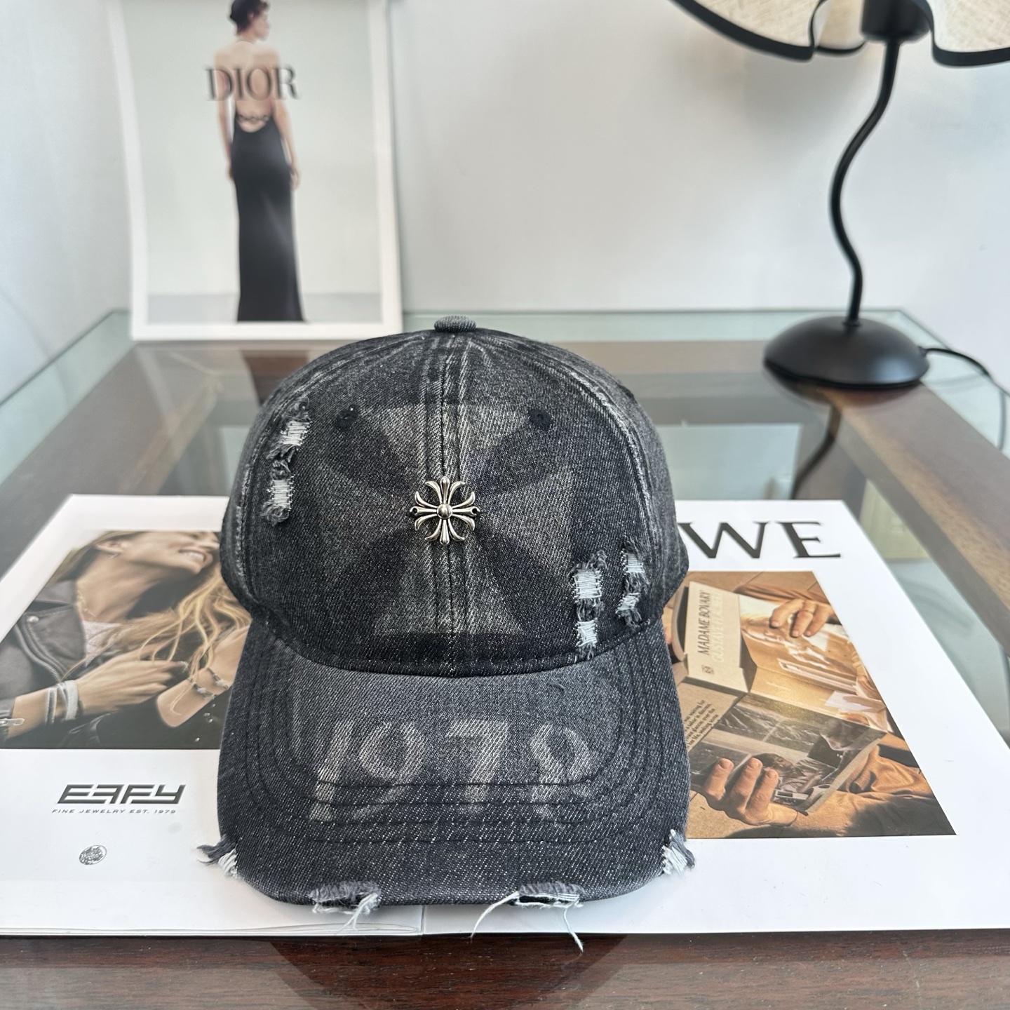 Chrome hearts 克罗心 新款十字架 高品质棒球帽，高端定制版！网红时尚博主同款！墙裂推荐！质