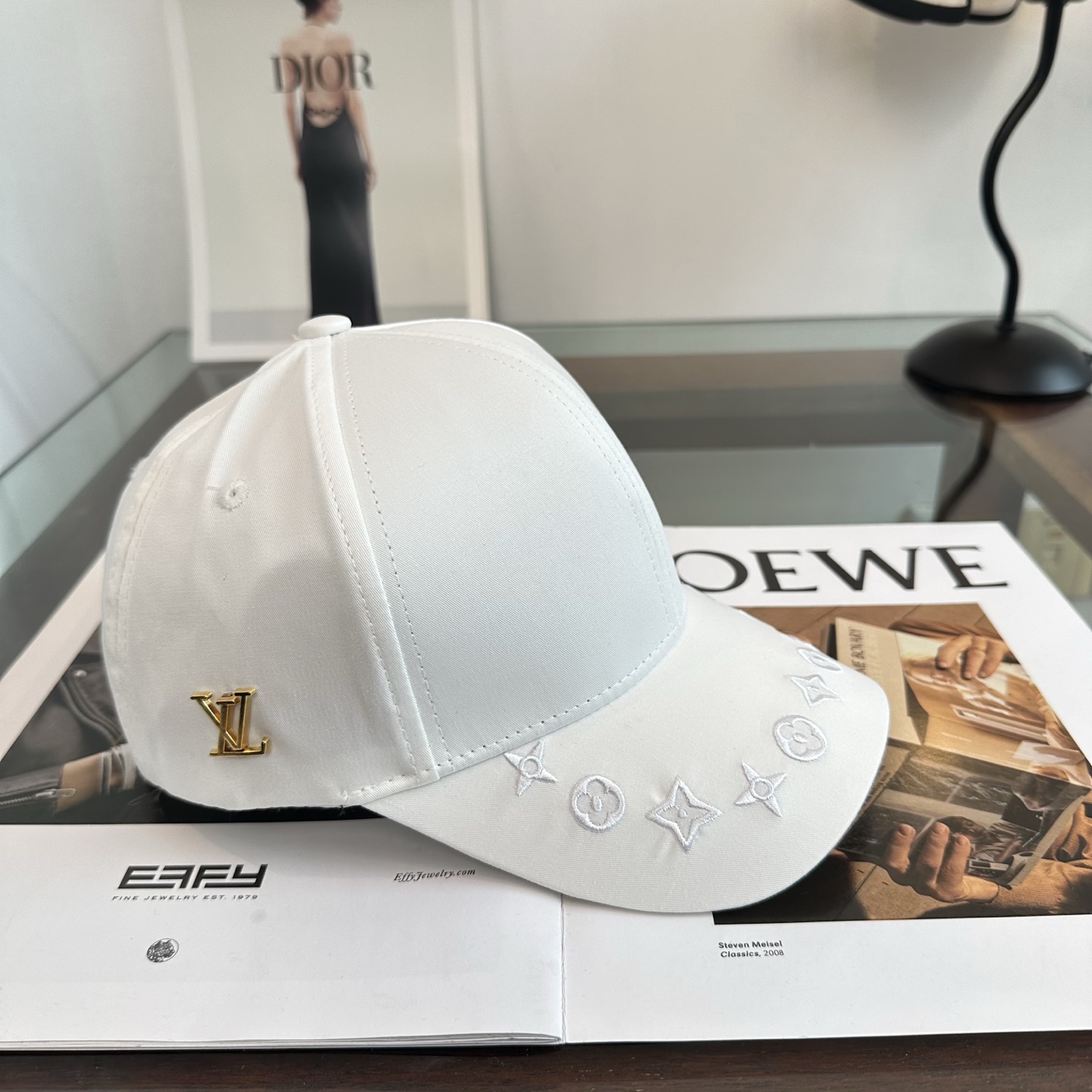 🧢路易威登棒球帽 LouisVuitton😍新款LV棒球帽，重工打造♥️高端大气，百搭款🤗男女通用！