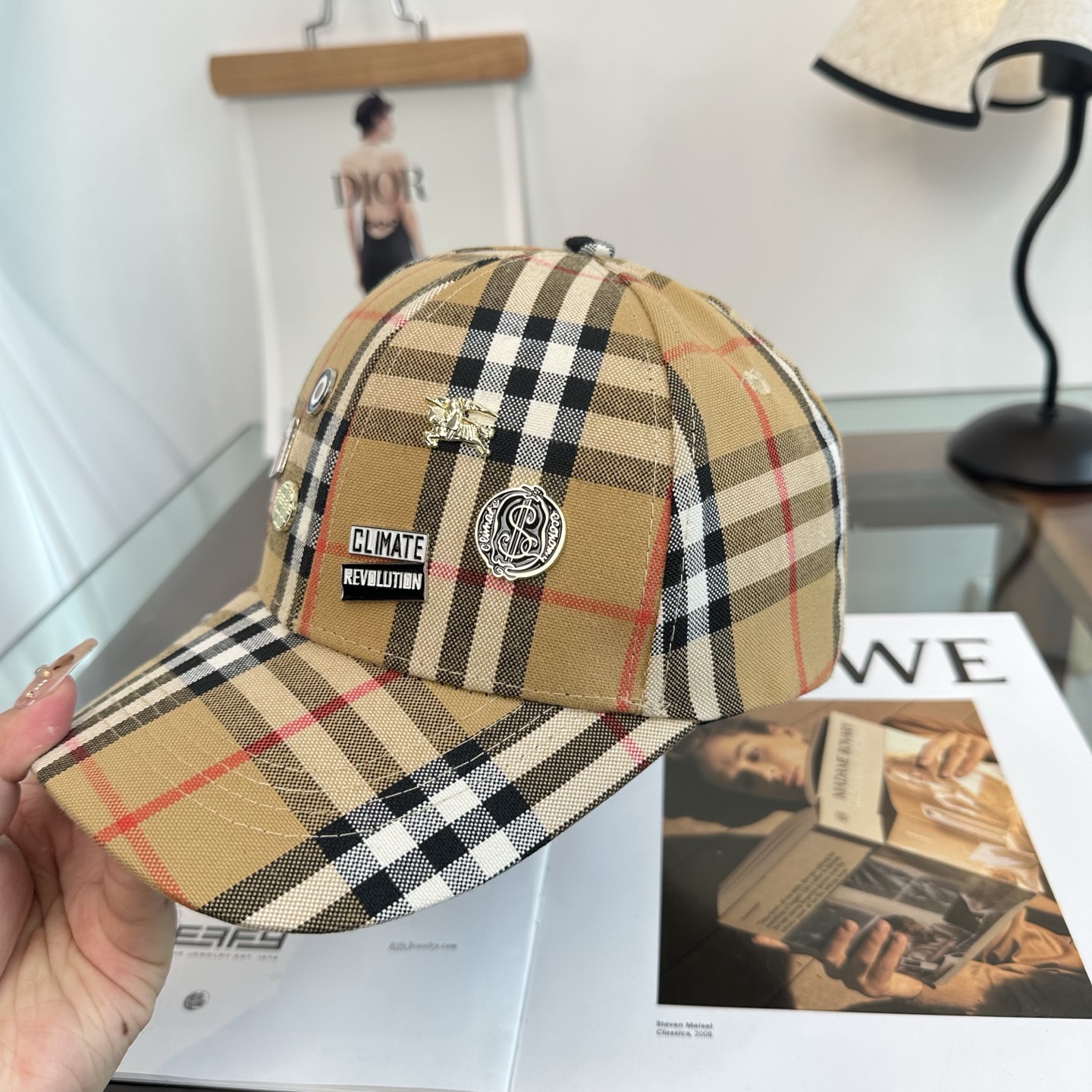 巴宝莉BURBERRY官网同步上线 韩版新款英伦风定制款1:1原单品质 男女通用棒球帽 美邦工艺 高版品