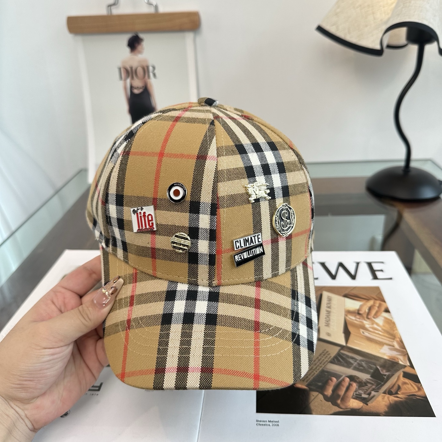 巴宝莉BURBERRY官网同步上线 韩版新款英伦风定制款1:1原单品质 男女通用棒球帽 美邦工艺 高版品
