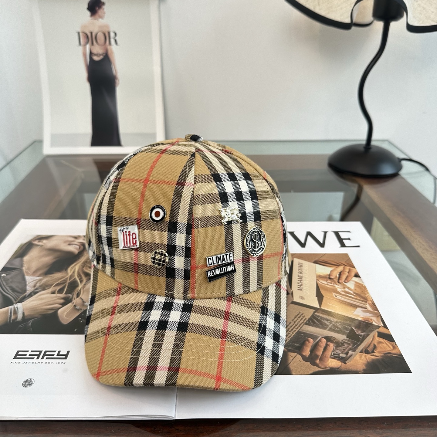 巴宝莉BURBERRY官网同步上线 韩版新款英伦风定制款1:1原单品质 男女通用棒球帽 美邦工艺 高版品