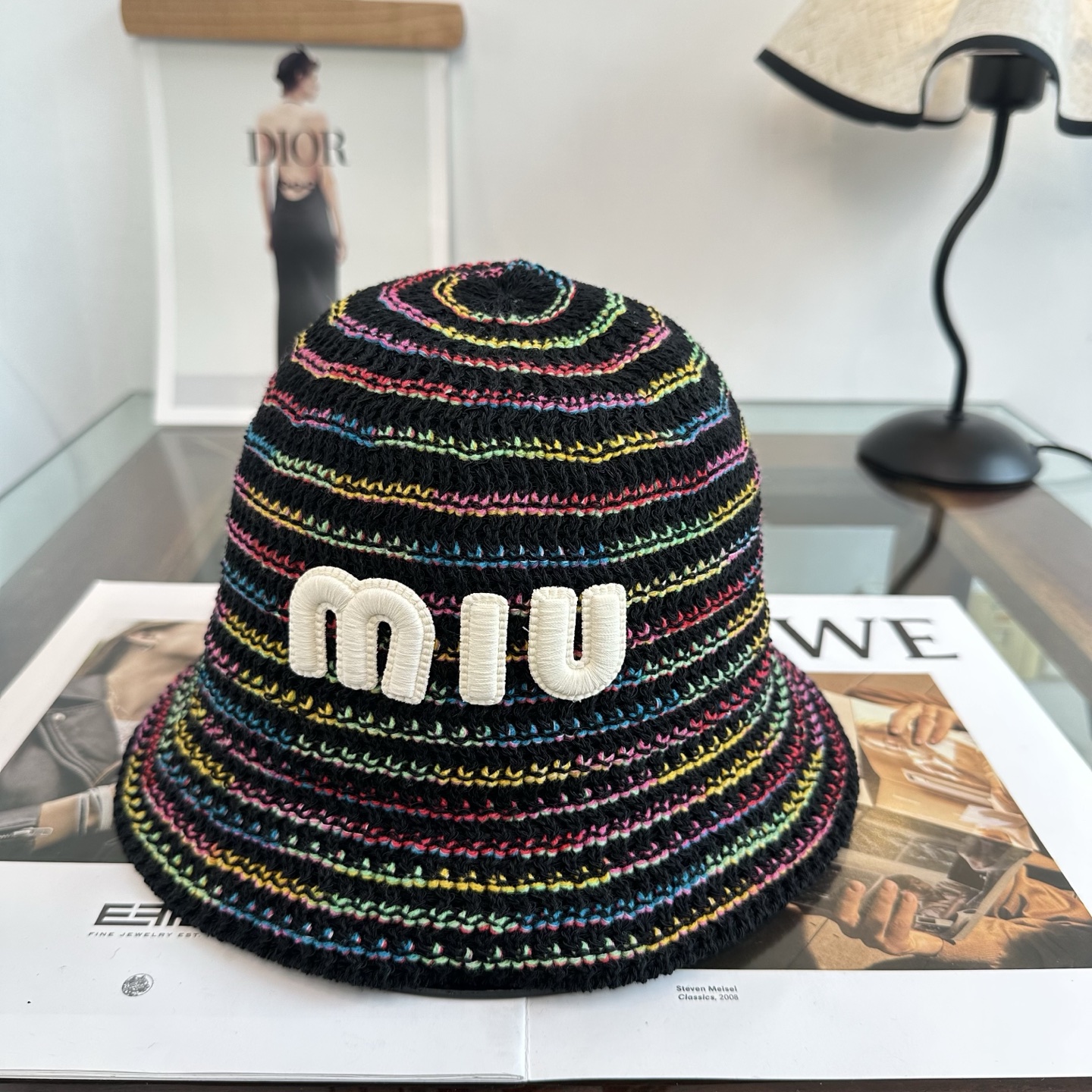 Miu Miu miumiu缪缪 春夏日休闲草帽 度假编织草帽子