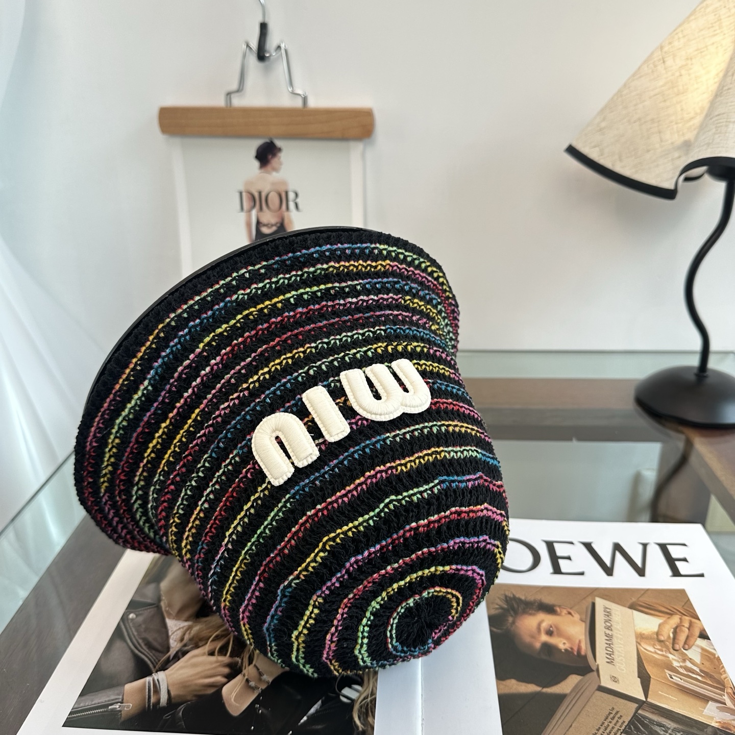 Miu Miu miumiu缪缪 春夏日休闲草帽 度假编织草帽子