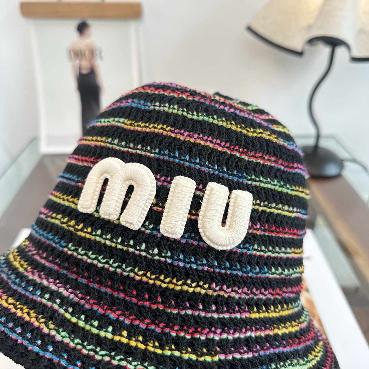 Miu Miu miumiu缪缪 春夏日休闲草帽 度假编织草帽子