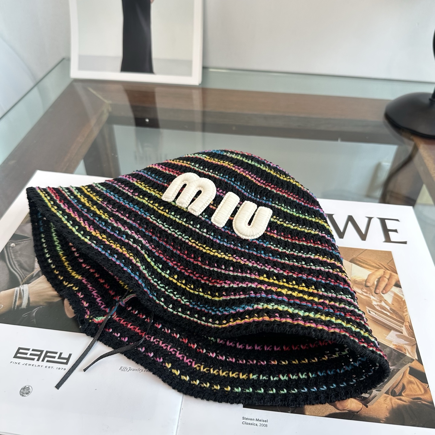 Miu Miu miumiu缪缪 春夏日休闲草帽 度假编织草帽子