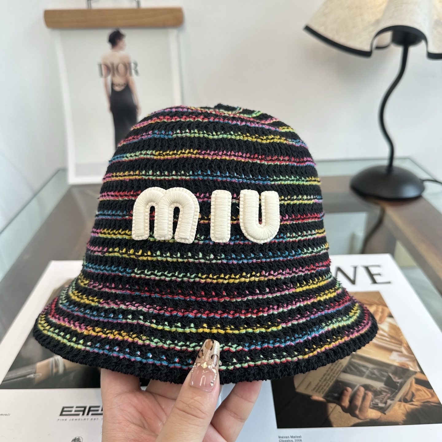 Miu Miu miumiu缪缪 春夏日休闲草帽 度假编织草帽子