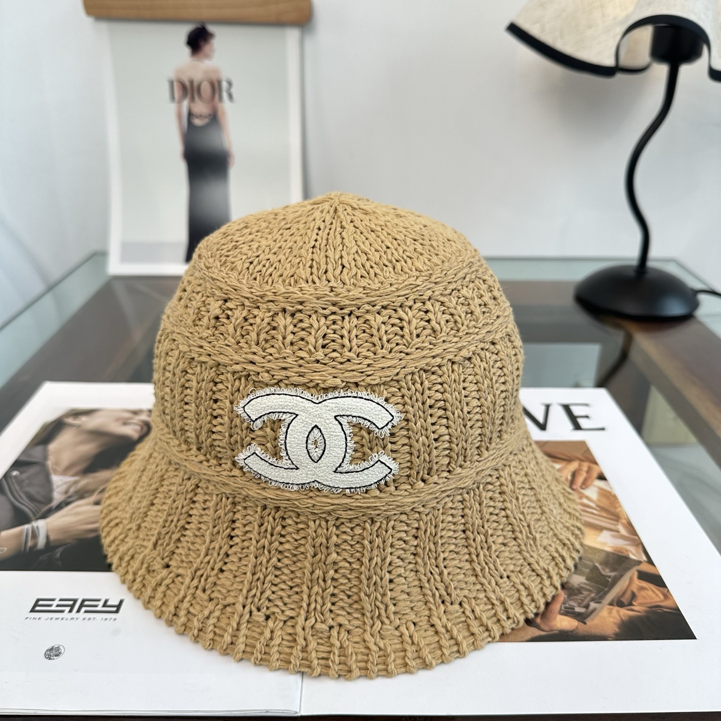 Chanel CHANEL香奈儿 渔夫帽 让兼顾 和遮阳的简约桶帽