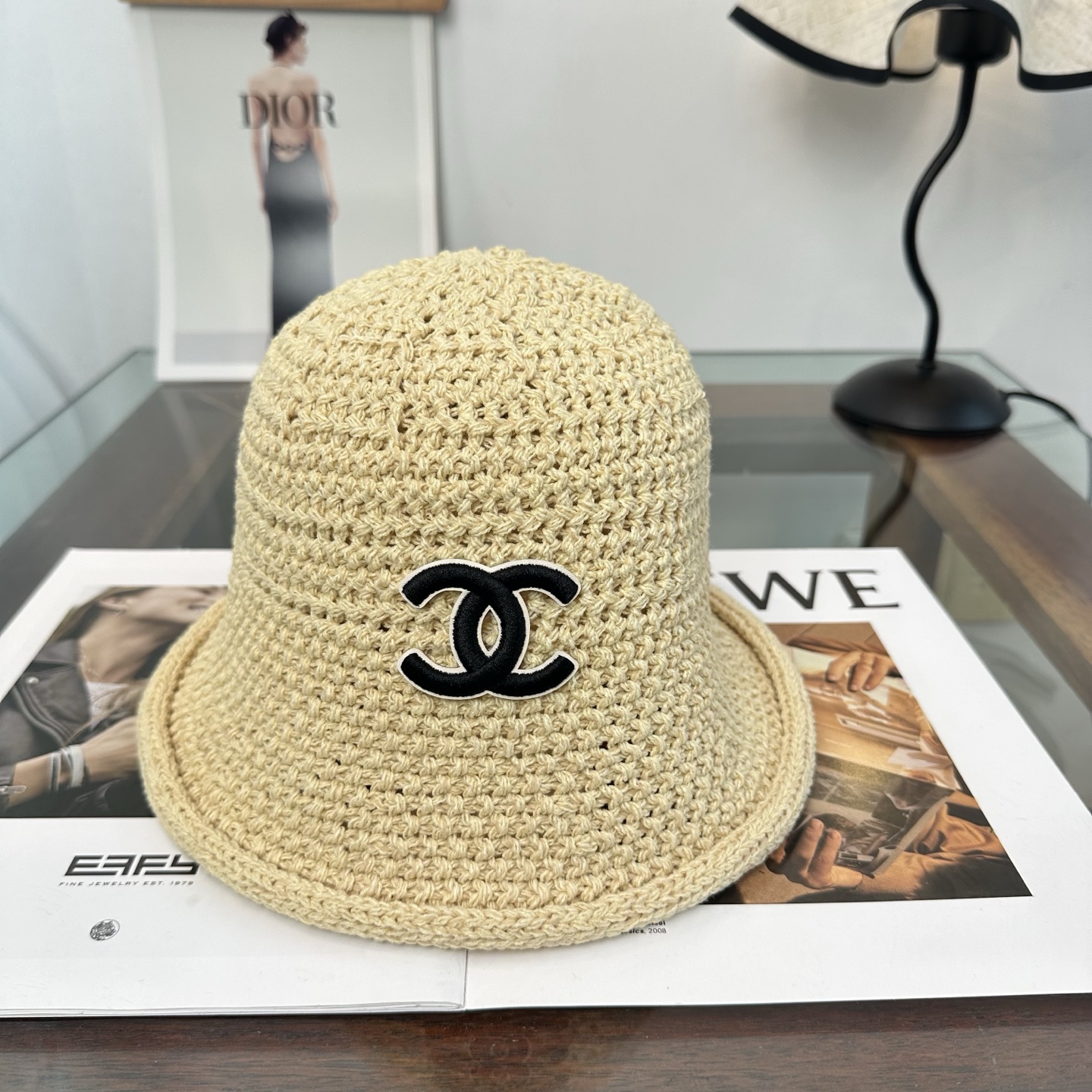 Chanel CHANEL香奈儿 渔夫帽 让兼顾 和遮阳的简约桶帽