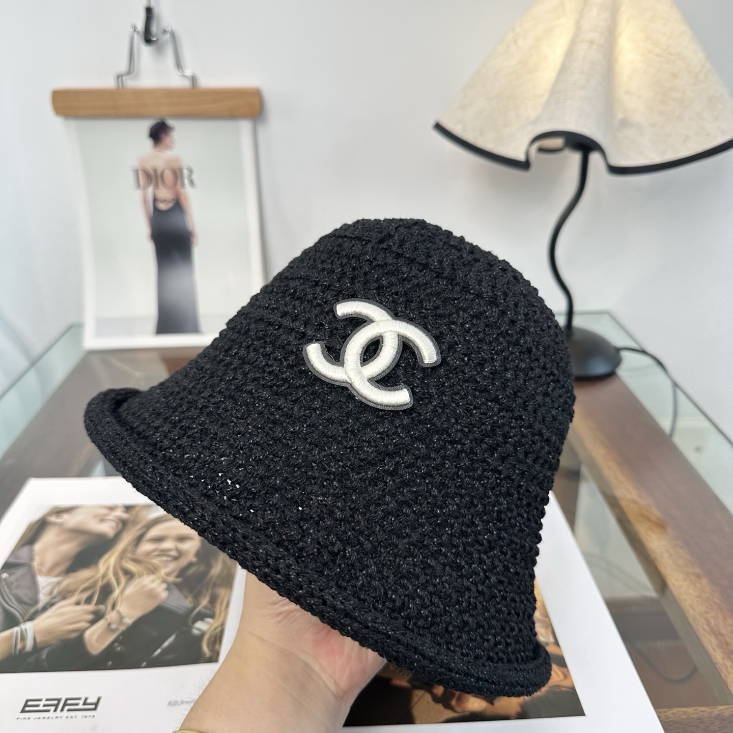 Chanel CHANEL香奈儿 渔夫帽 让兼顾 和遮阳的简约桶帽
