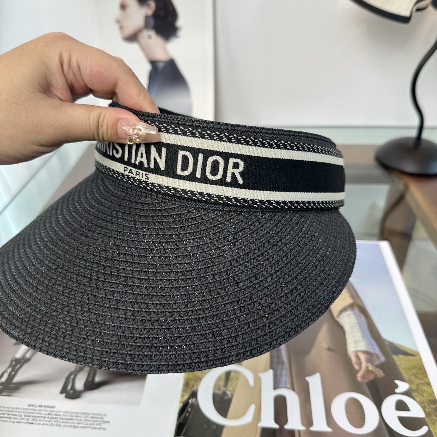 Dior DIOR 迪奥 防晒空顶帽子女夏季 大帽