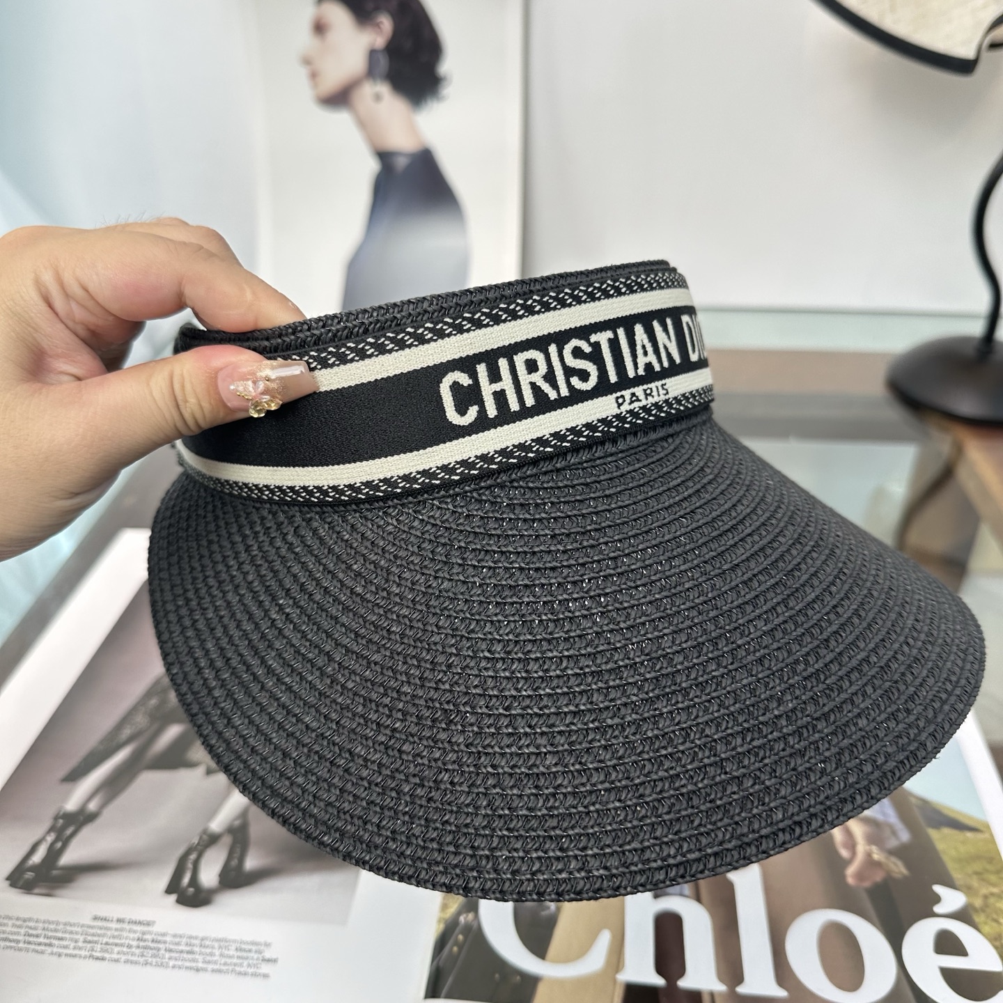 Dior DIOR 迪奥 防晒空顶帽子女夏季 大帽