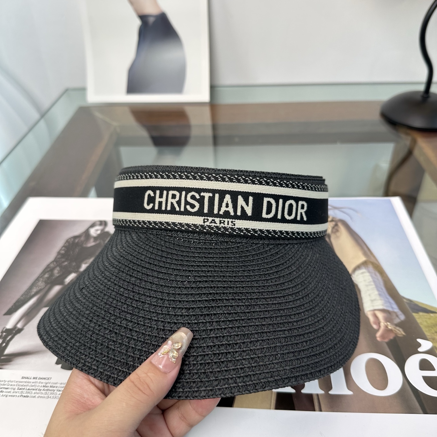 Dior DIOR 迪奥 防晒空顶帽子女夏季 大帽